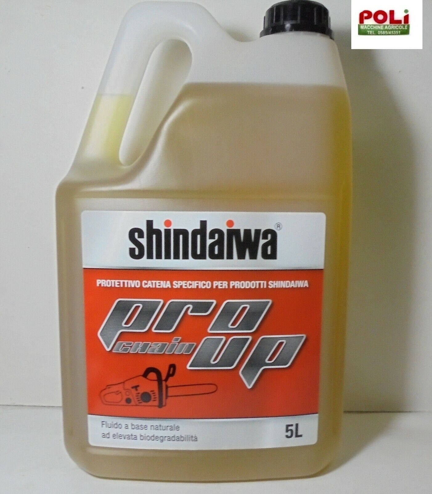 OLIO PROTETTIVO CATENA SHINDAIWA USO PROFESSIONALE 5LT NON INCOLLA LA CATENA BIO