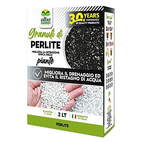 Albagarden - Perlite per Piante - Perlite Giardinaggio Ideale per Piante (q5k)