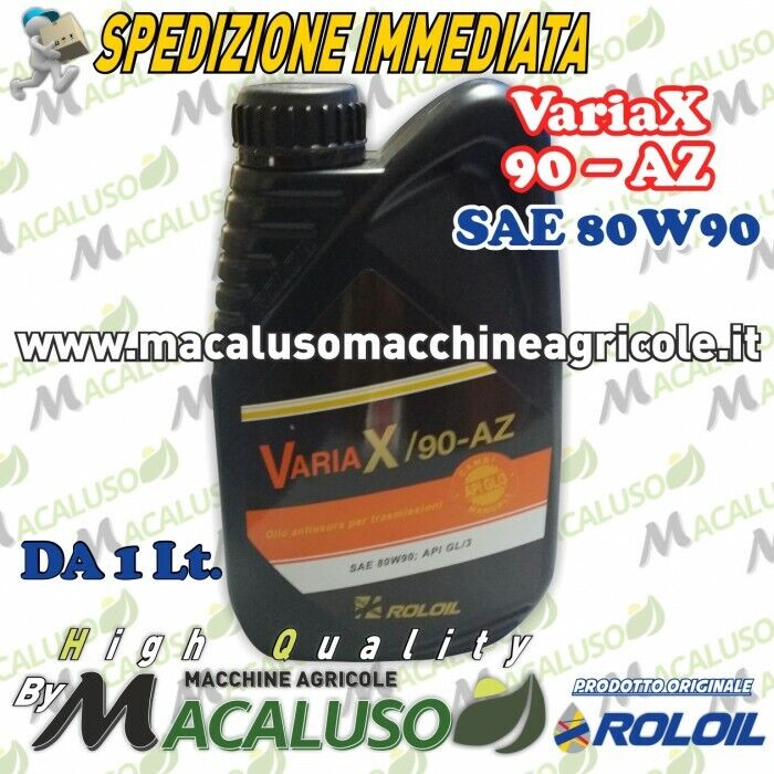 Olio cambio Roloil VARIAX 90 AZ SAE 80W90 GL 3 differenziali Q8 80 90