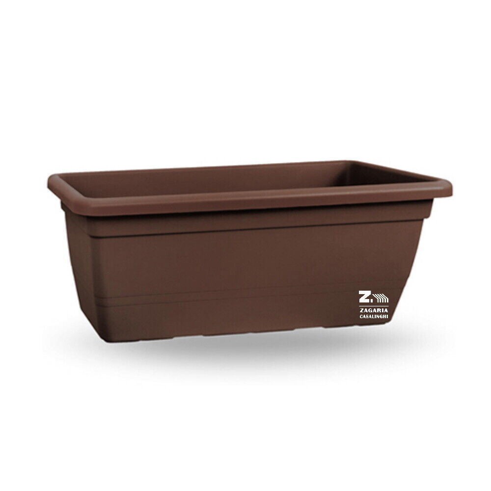 FIORIERA VASO ANTHEA RETTANGOLARE COLORE BRONZO CM 100X45X40 H PER ESTERNO