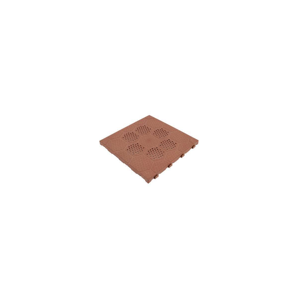 GENERICA - Piastrella autobloccante - Pp cotto cm 40x40 h.cm 2,5 1100100