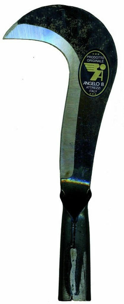 RONCOLA CM 14 CON MANICO A TUBO PER RACCOLTA FUNGHI ASPARAGI ANGELO B (14799)