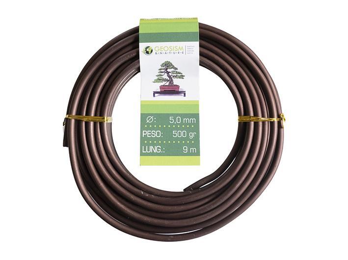 Filo di alluminio ramato (alluminio-ramato) Geotools 5,0 mm per bonsai, 500 gr,