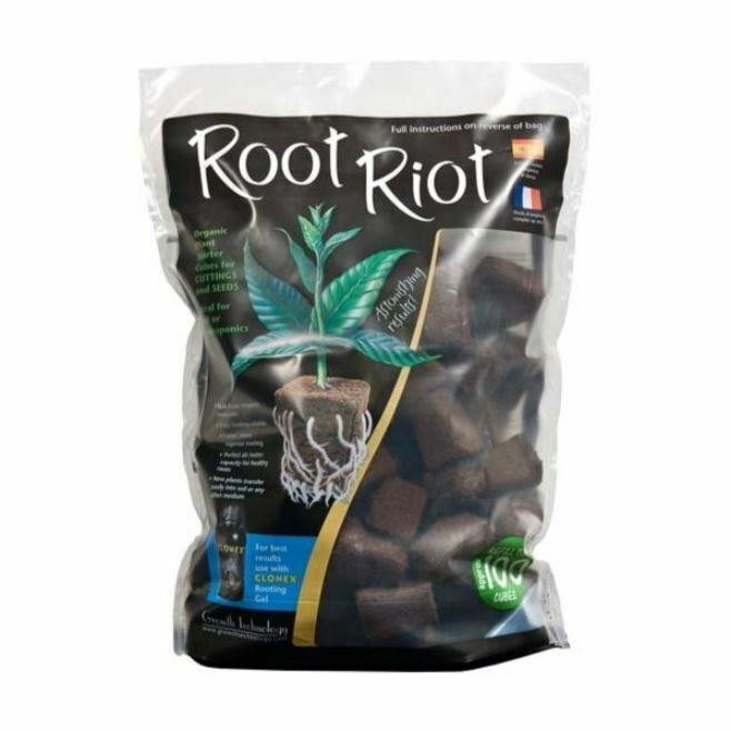 Growth Technology - ROOT RIOT Ricarica 100 cubi substrato organico germinazione