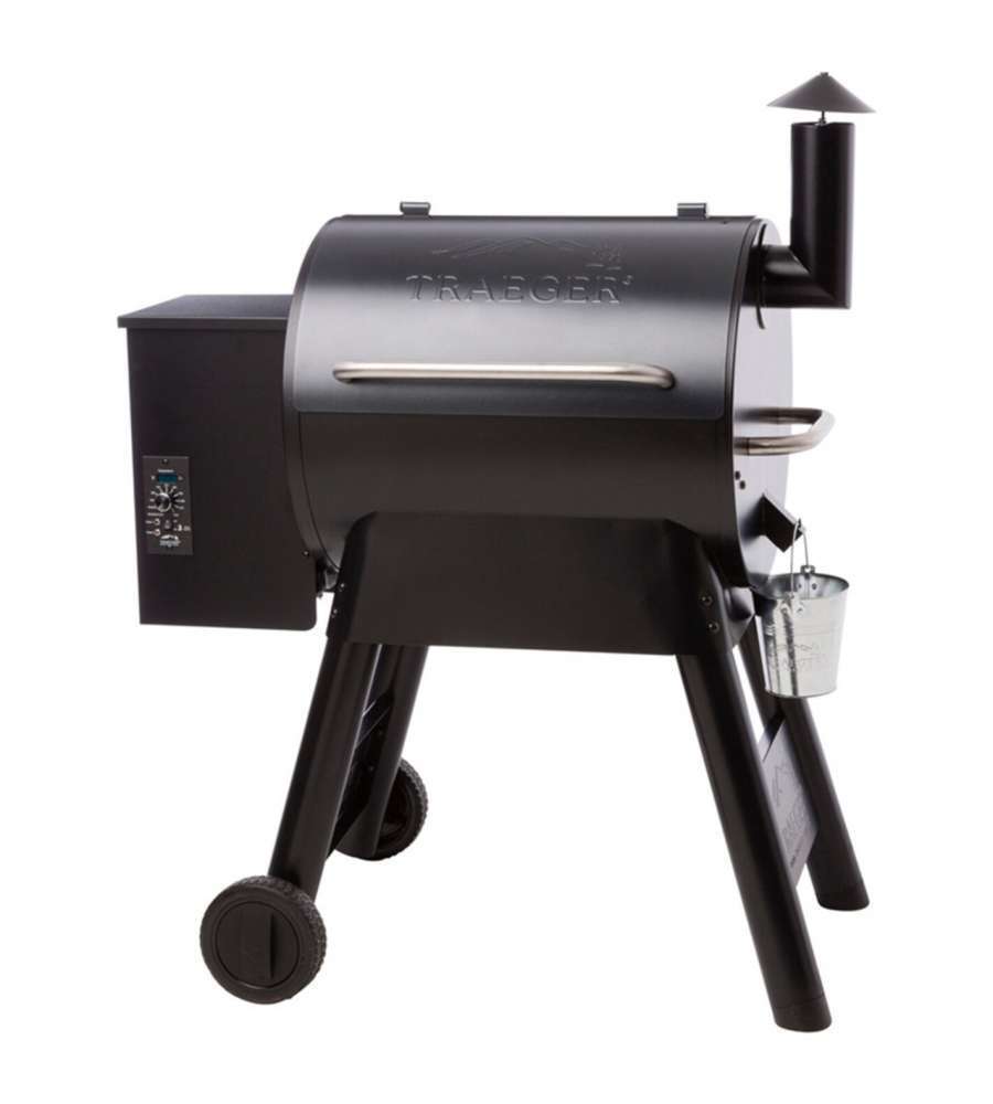 TRAEGER Pro 22 - Barbecue a pellet con sonda per carne e sei modalità di cottura