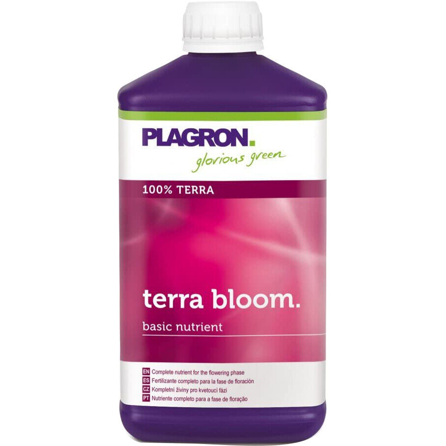Plagron terra bloom 1L fertilizzante completo per fase di fioritura