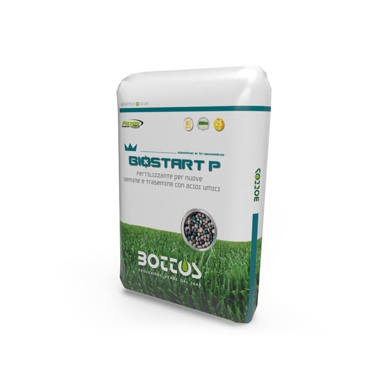 BOTTOS - BIOSTART P / 25 Kg - Concime per prato 8032615943559