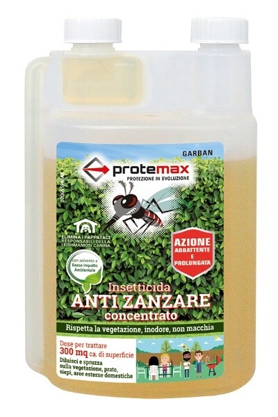 INSETTICIDA ANTIZANZARE CONCENTRATO DA 200 ML PROTEMAX