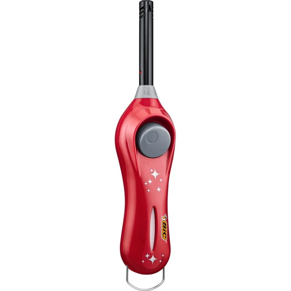 Accendigas Bic Mega Lighter Multiuso Elettronico Happy (rosso)