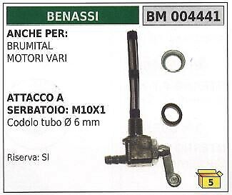 Rubinetto carburante BENASSI motocoltivatore motozappa fresa 004441