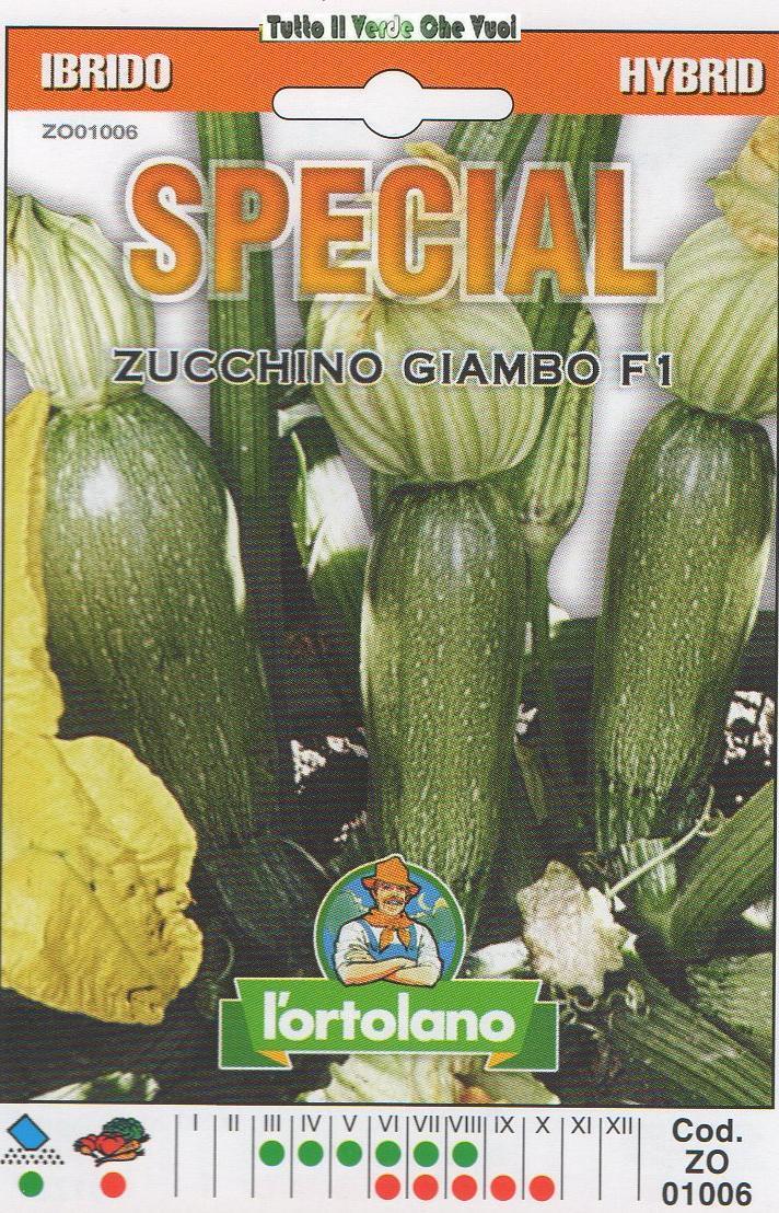 ZUCCHINO GIAMBO - HYBRID-SPECIAL L'ORTOLANO