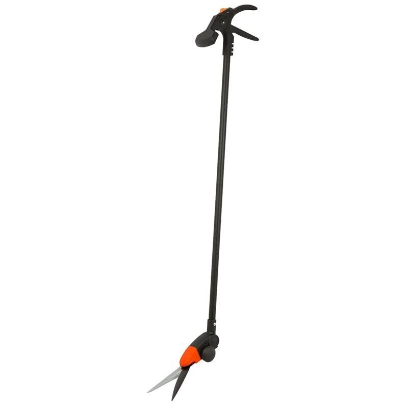 FORBICI TAGLIAERBA CON RUOTE 130 cm GIREVOLE 360 TOSAERBA GIARDINO BORDI PRATO