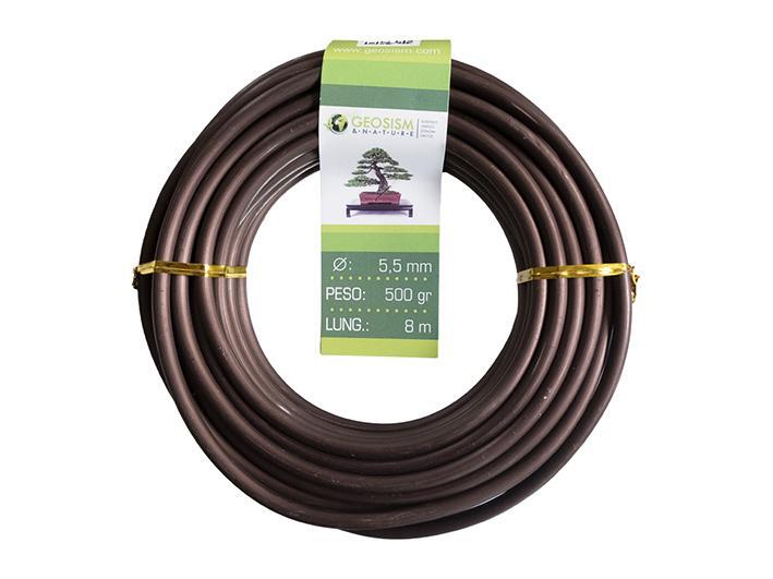 Filo di alluminio ramato (alluminio-ramato) Geotools 5,5 mm per bonsai, 500 gr,