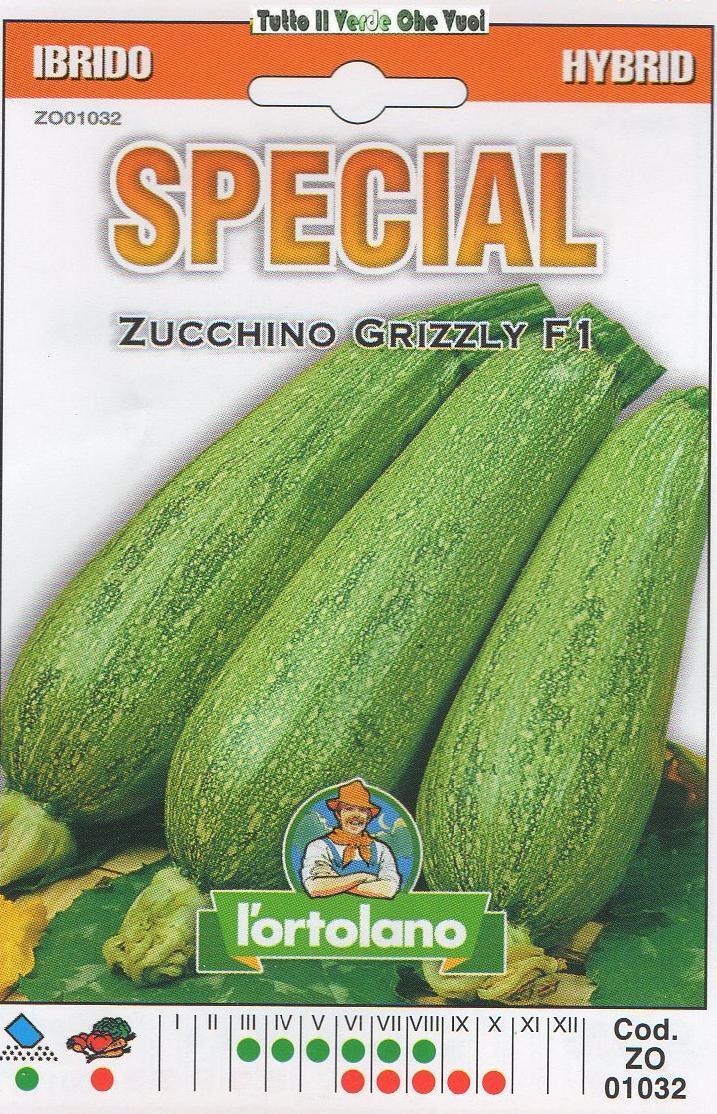 ZUCCHINO GRYZZLY F1 - HYBRID-SPECIAL L'ORTOLANO-SOSTITUITO DA AMERIGO  F1