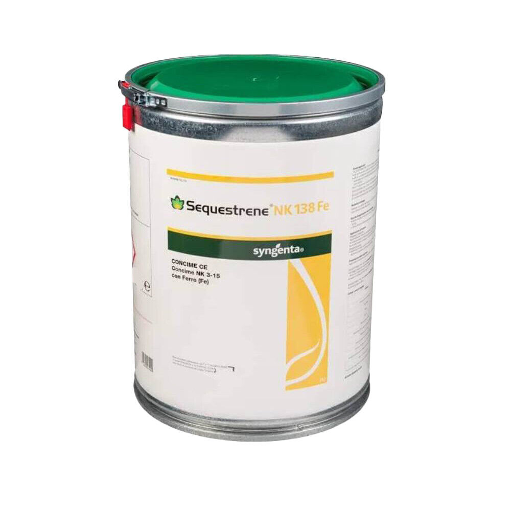 Syngenta SEQUESTRENE NK 138 Fe Concime rinverdente Chelato di ferro 10 KG