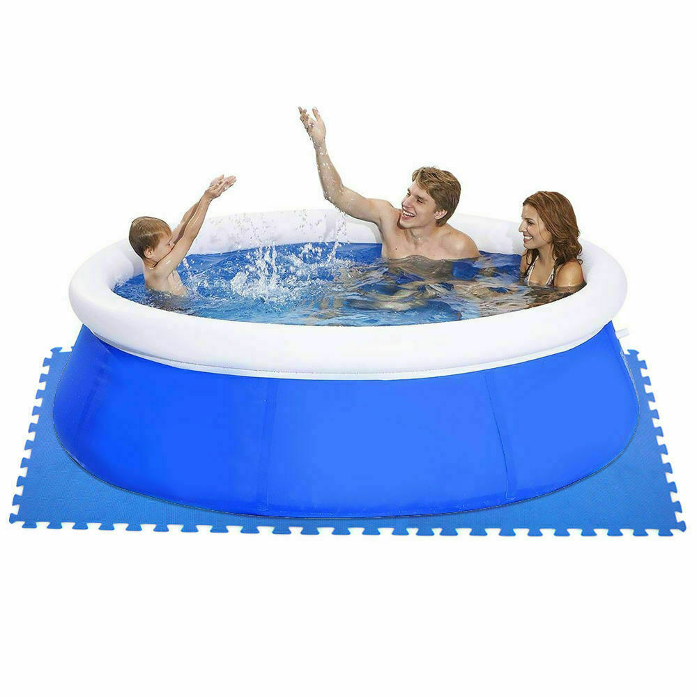 Tappetino morbido blu antiscivolo 60 cm bambini puzzle fitness 8mm
