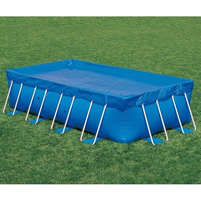 Telo Telone di Copertura Per Piscina Rettangolare Fuori Terra 396X185 Cm Bestway