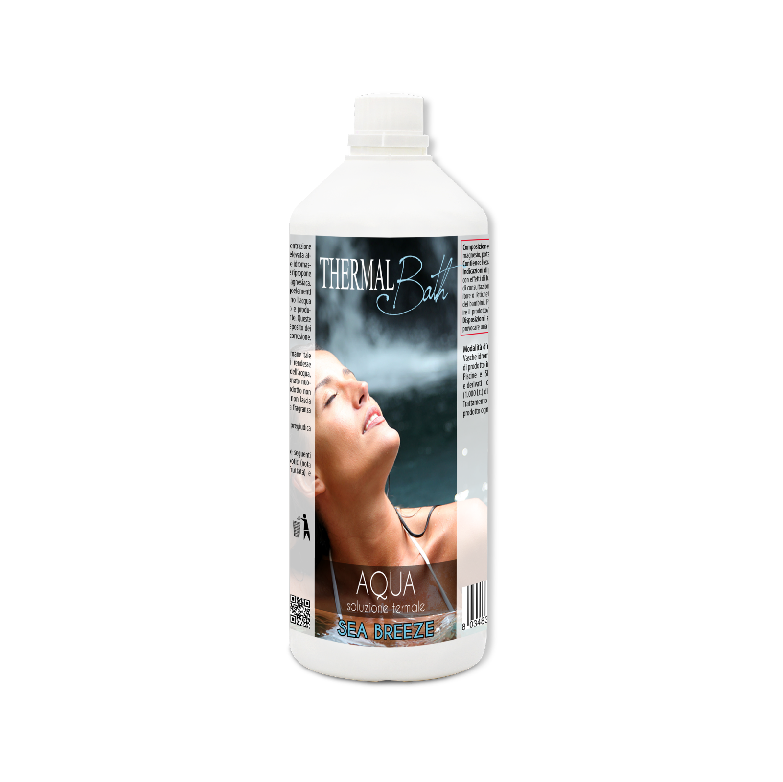 Thermal BATH acqua TERMALE SEA BREEZE 1 LITRO per PISCINE-SPA-IDROMASSAGGIO