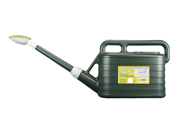 Annaffiatoio verde scuro in plastica Giapponese con rosa in metallo per piante e