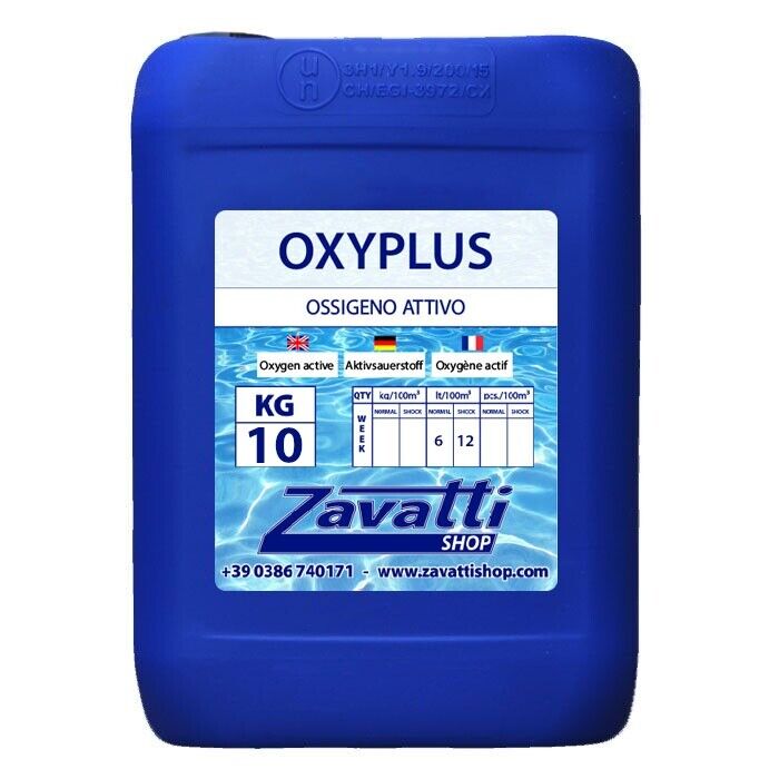 10 Lt Oxyplus - Ossigeno attivo per piscine