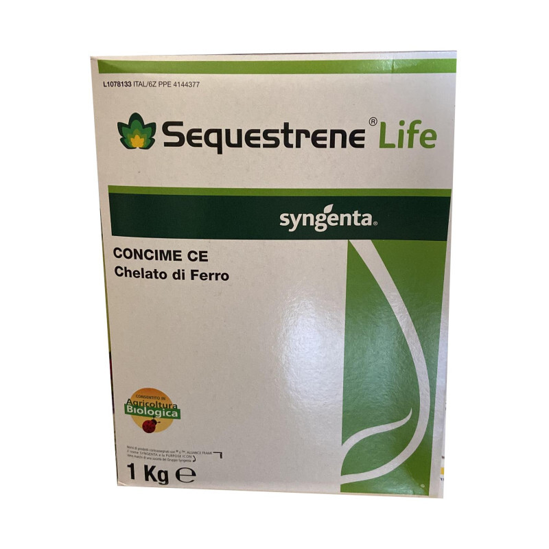 SYNGENTA - Sequestrene Life BIO - Chelato Ferro Idrodisperdibili 1 Kg 8025622020