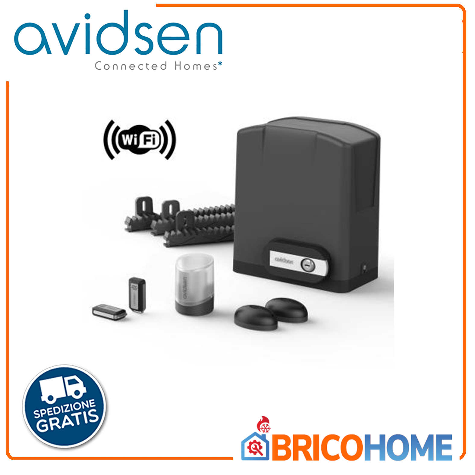 Kit Wi-Fi per cancelli scorrevoli Orea Connect 24V Avidsen