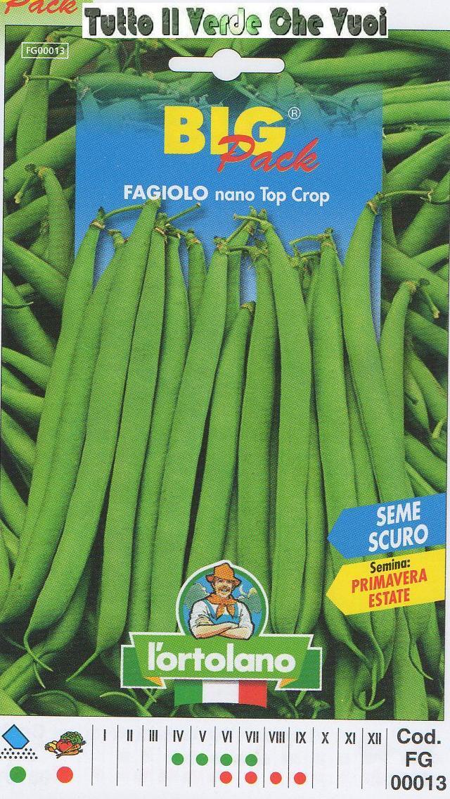 FAGIOLO NANO TOP CROP BIG PACK - SEMI ORTICOLI -