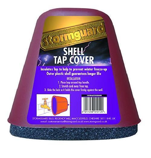 Outside Tap Cover Insulator Against Freezing - Polystyrene + Pvc Shell