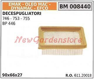 Filtro aria EMAK decespugliatore 746 753 755 BP 446 008440