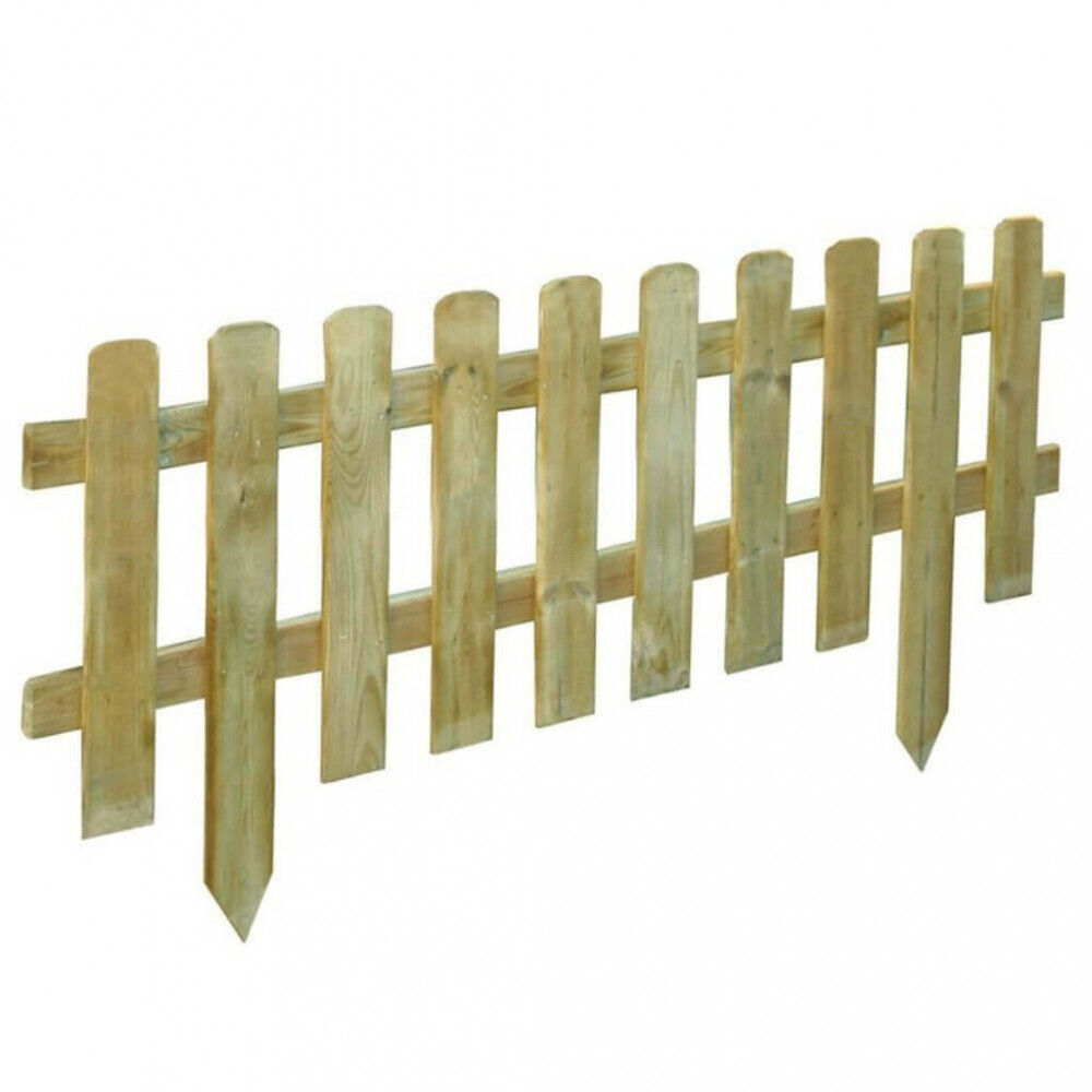 DecHome Recinto Basso per Aiuole in Pino modello Inglese 110x 3.2 x 45 cm