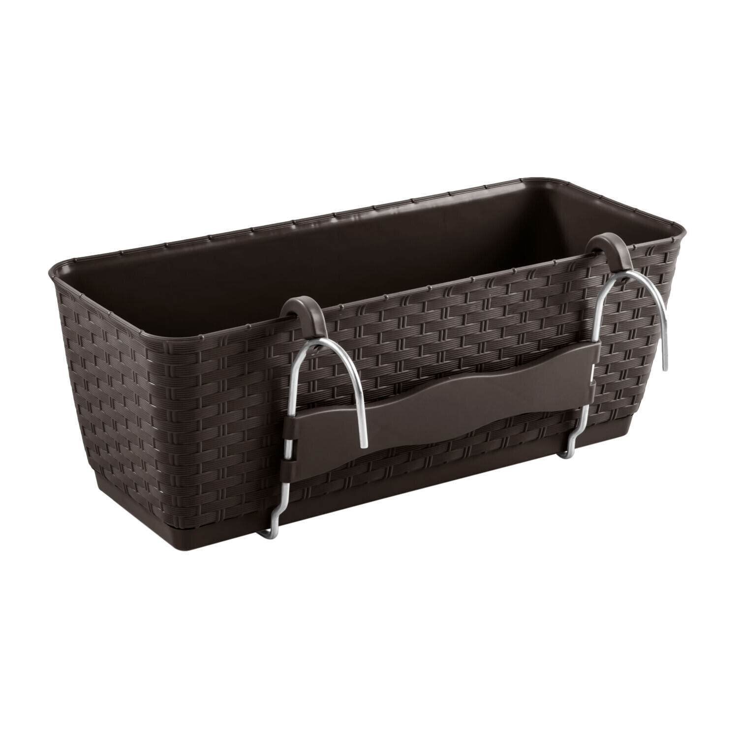 Vaso da ringhiera balcone box vaso sospeso RATOLLA DRL500PW umbra