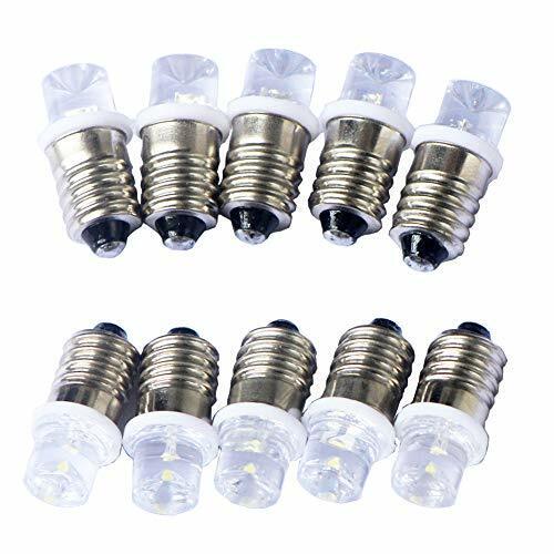 GutReise DC 10pcs E10 12V flutlicht lampadina LED lampada di inondazione (j5C)