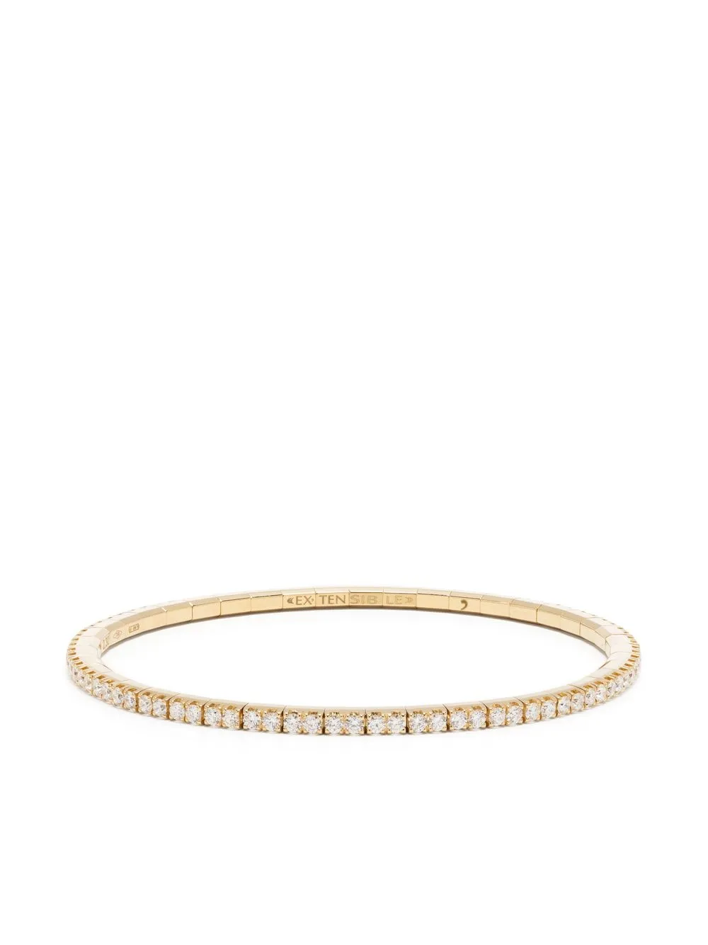 Roberto Demeglio Bracciale rigido in oro giallo 18kt con diamanti