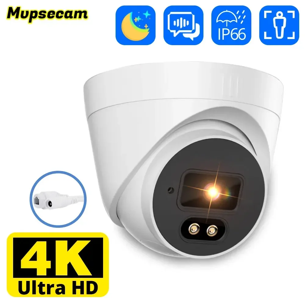 Poe 8Mp 4K 5Mp Hd Ip Camera Poe Outdoor Impermeabile H.265 Security Surveillance Dome Cctv Camera Motion Detection Security Ip Cam