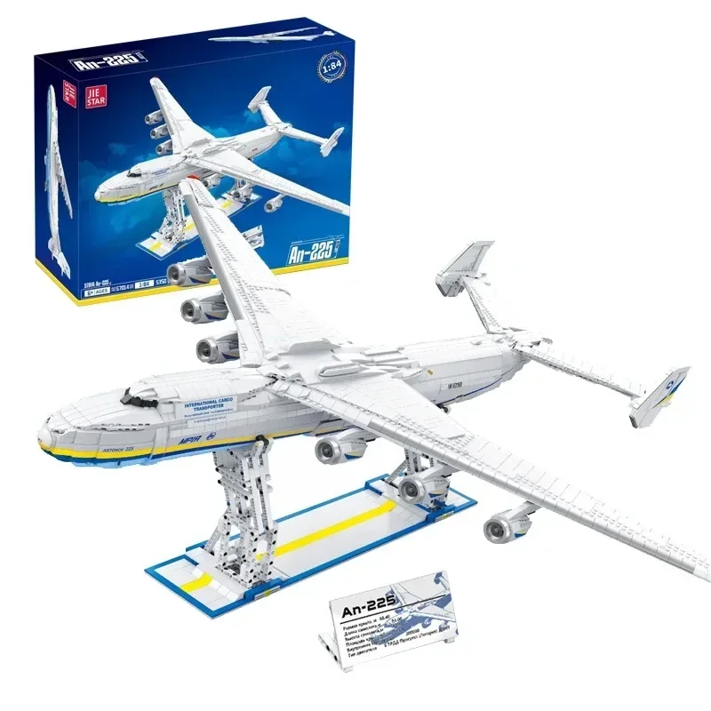 Creative Expert Moc 57014 Large Transport Aircraft An-225 Aviation Plane Model 5350Pcs Building Blocks Mattoni Giocattoli Per Set Regalo