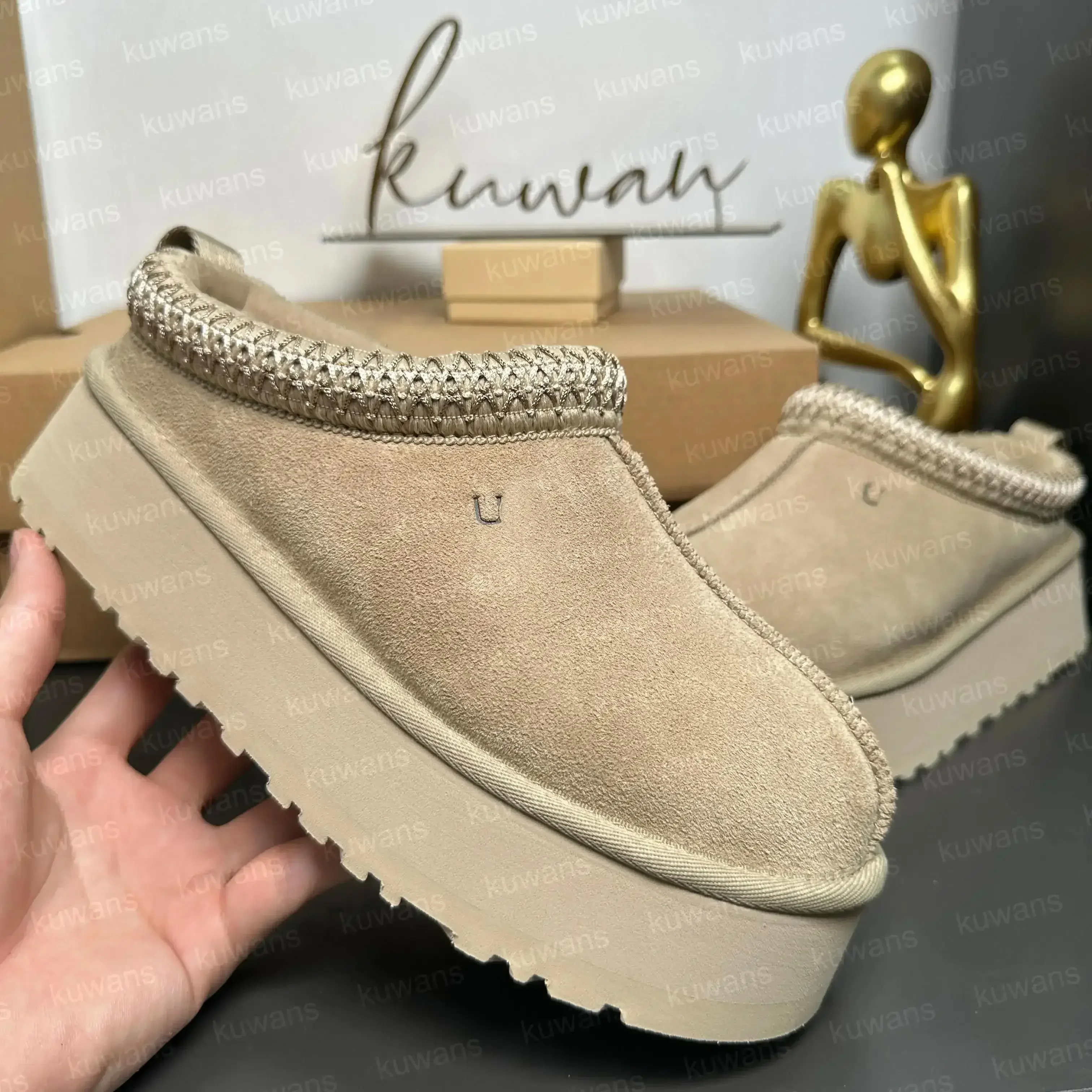 2024 Classic Ultra Mini Platform Boot Australia Tasman Designer Matte Fur Snow Boots Pantofole Camoscio Comfort Stivaletti Invernali Alla Caviglia