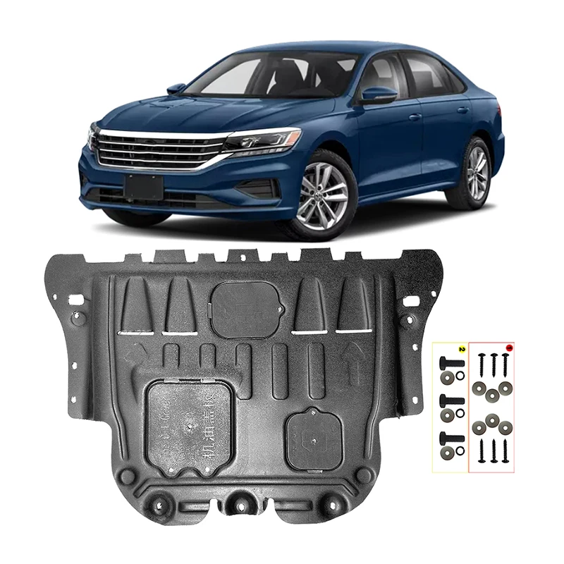 Per Vw Volkswagen Passat Under Engine Guard Board Splash Shield Mud Fender Plate Cover Black Car Mudflap Mudgrembiule Coperchio Parafango