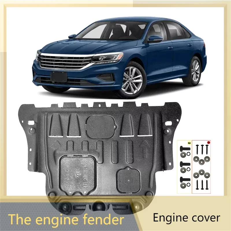 Per Vw Volkswagen Passat Under Engine Guard Board Splash Shield Mud Fender Plate Cover Black Car Mudflap Mudgrembiule Coperchio Parafango