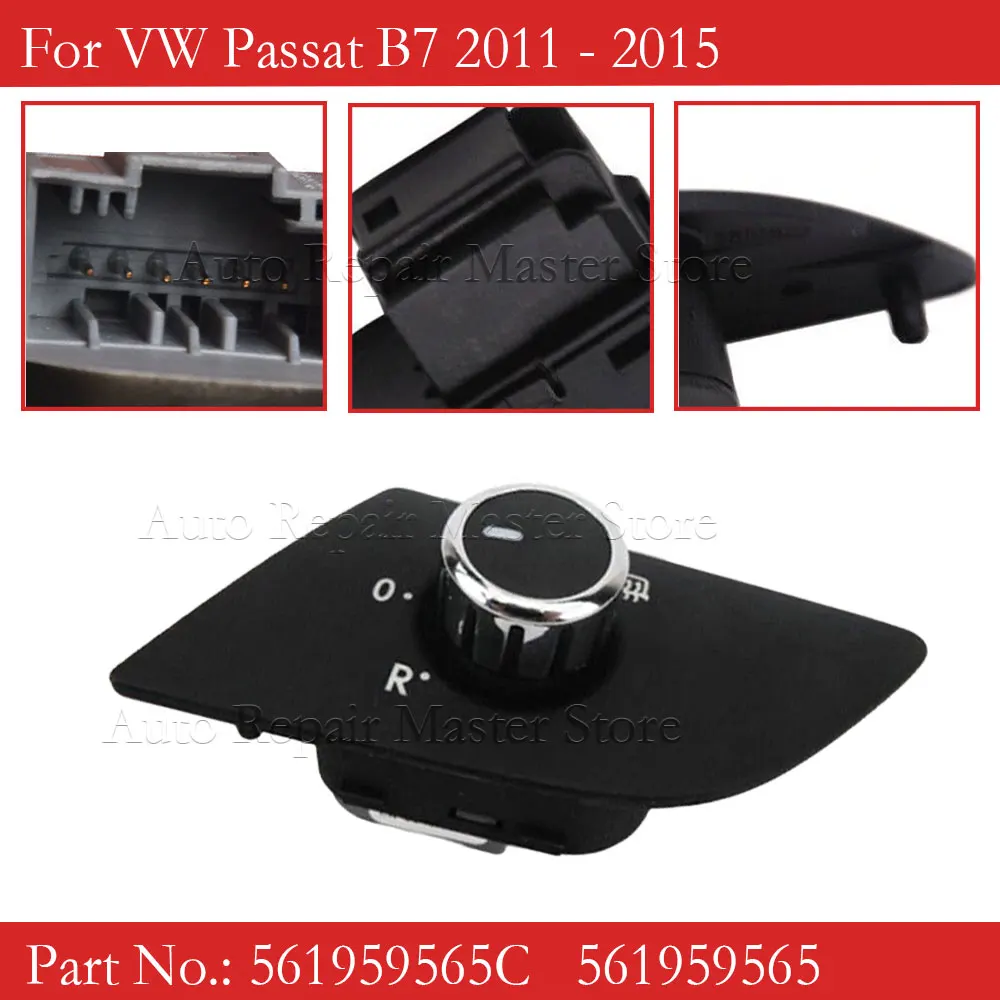 Interruttore Specchietto Retrovisore 561959565C Per Vw Passat B7 2012-2015 561959565B 561 959 565 C 561 959 565 B