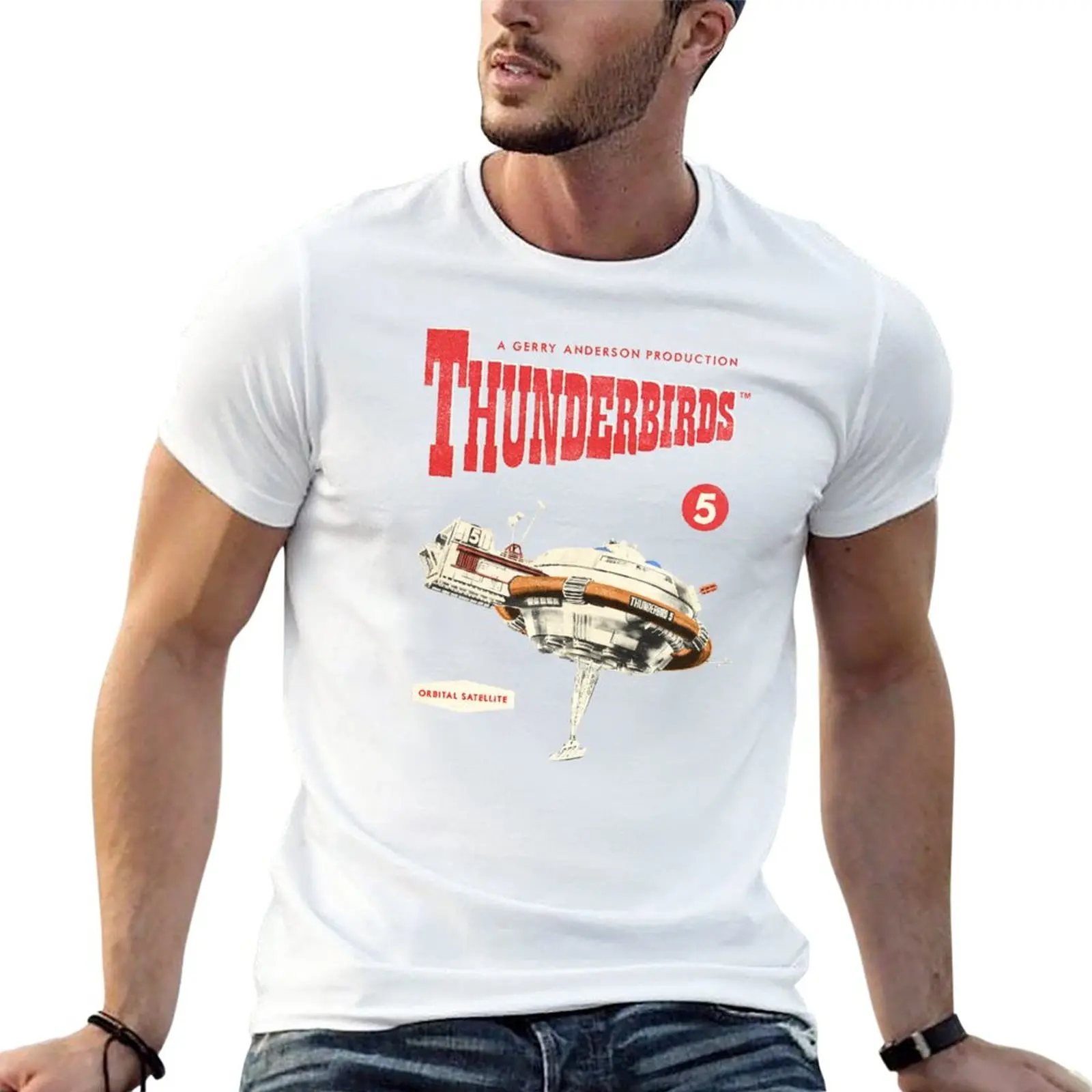 New Thunderbird 5 T-Shirt Camicetta T-Shirt Corta Sublime T Shirt Uomo Graphic T-Shirt