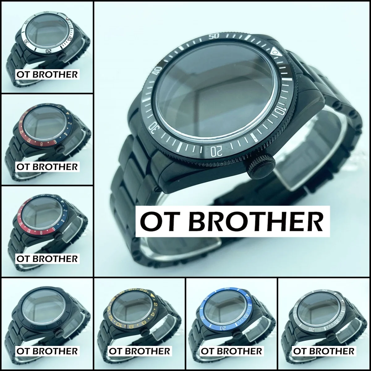 Custodia Per Orologio Nh35 Nh36 Da 39Mm Per Seiko Tudor Black Bay Case Cinturino Per Orologio In Cristallo Di Zaffiro Di Alta Qualità 904L Cassa Per O