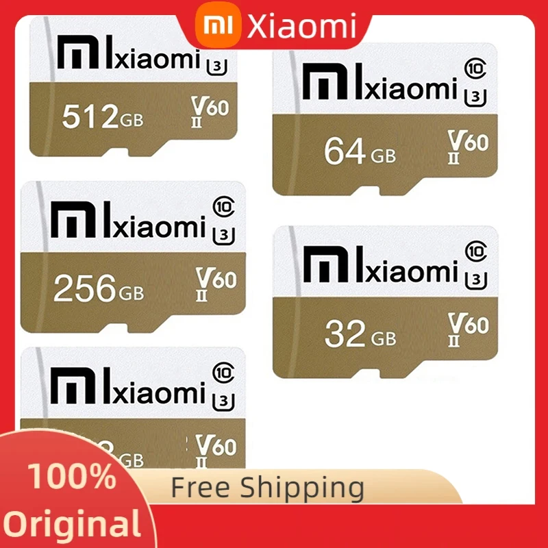 Xiaomi Mini Sd Card Con Pacchetto Adattatore Sd Gratuito Scheda Sd Scheda Di Memoria Tf/Sd Card 512Gb 1Tb 2Tb 2024Nuovo