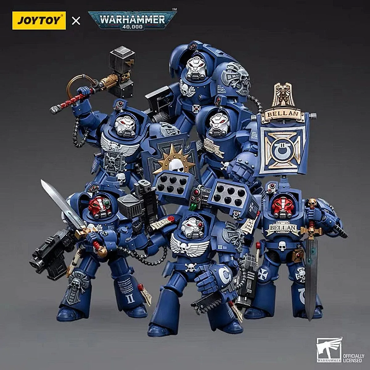 Joytoy Warhammer 40K 1: 18 Terminatori Ultramarini