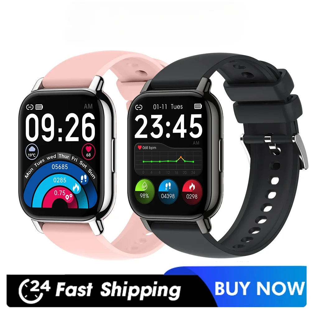 Nuovo P66 Smartwatch Bluetooth Call Music Control Impermeabile Nuoto Fitness Tracker Sport Smart Watch Per Donna Uomo Orologio Da Polso
