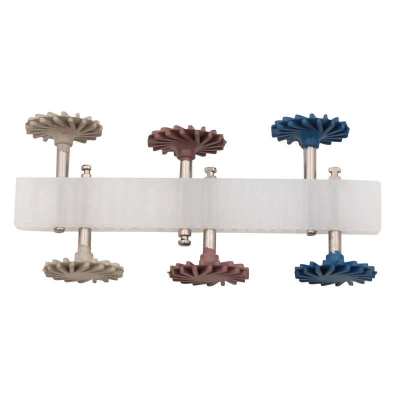 6 Pz/Set Sbiancamento Dei Denti Diamond System Polish Dental Composite Resin Wheel Alta Efficienza Per Dentisti Strumenti Per La Cura Dei Denti