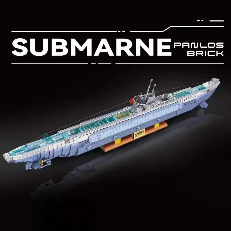 Arma Da Guerra Militare 628011 Moc Viic U-552 Sottomarino 6172 Pezzi Blocchi Di Costruzione Mattoni Regali Giocattoli Ragazzi Bambini Adulti Modello G