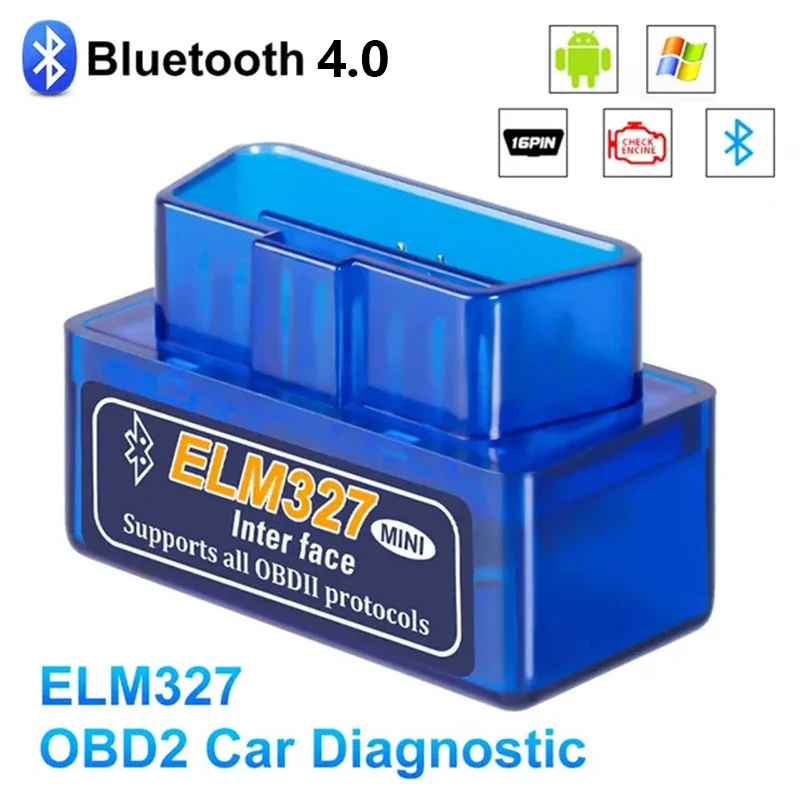 Elm327 V2.1 Mini Bluetooth Car Fault Detection Car Fault Detection Strumento Di Scansione Diagnostica Obd2 Per Ios Android Scan Tool