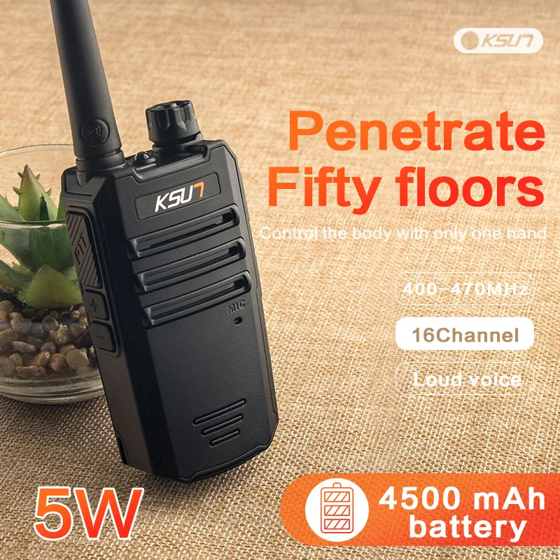 Mini Walkie Talkie Vhf Radio Palmare Walkie-Talkie Trasmettitore Radio Woki Toki Scanner Radio Walkie Talkie Set