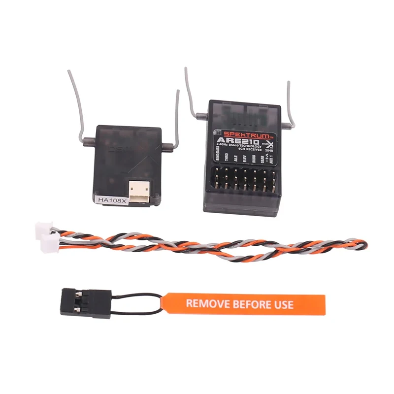 Dsmx Dsm2 Ar6210 Ricevitore 6Ch 2.4Ghz Con Satellite Rx Per Spektrum Dx6 Dx6E Dx6I Dx7 Dx8 Dx9 Trasmettitore Rc Jr X6R Radio Drone