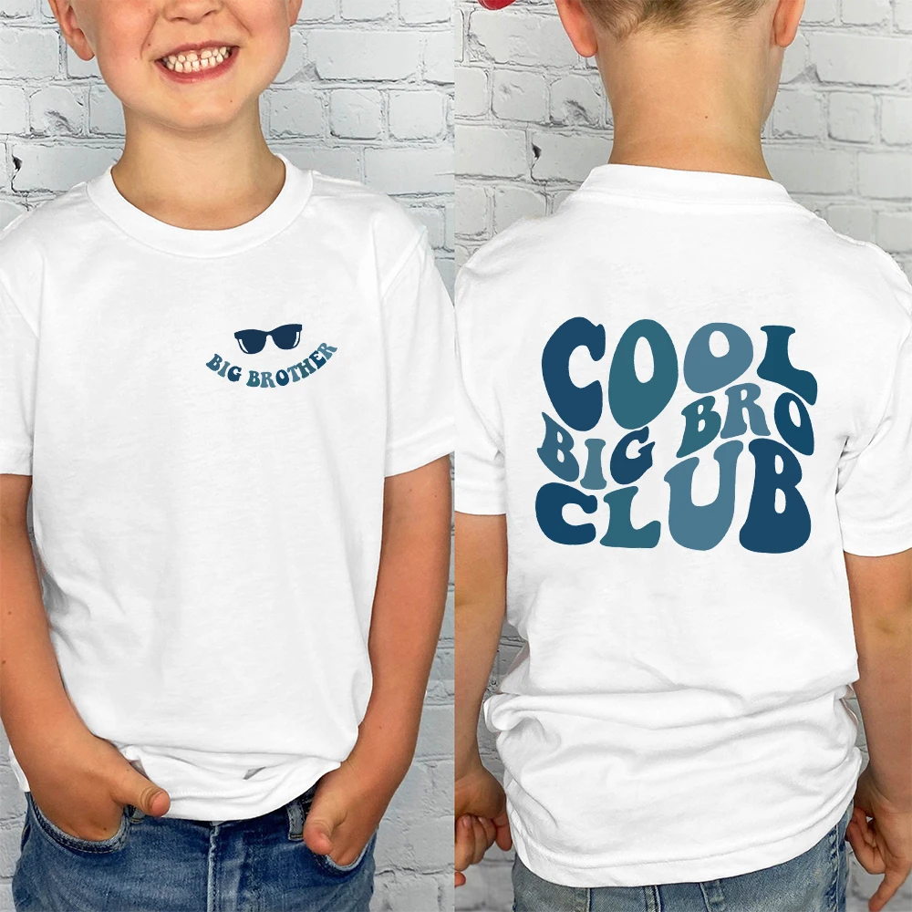 Cool Big Bro Club Shirt Cute Siling Toddler Outfit Promosso A Big Brother Top Outfit Baby Annuncio Regalo Per Bambino